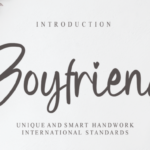 Boyfriend Font - Featured Image