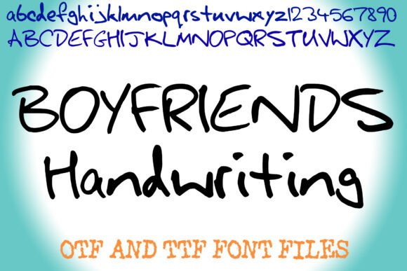 Boyfriends Handwriting Font - Featured Image