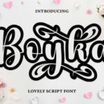 Boyka Outline Font - Featured Image