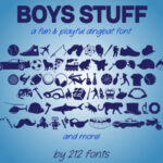 Boys Stuff Font - Featured Image