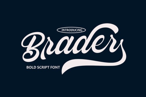 Brader Font - Featured Image