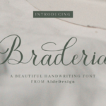 Braderia Script Font - Featured Image