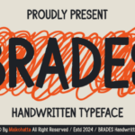Brades Font - Featured Image
