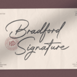 Bradford Signature Font - Featured Image