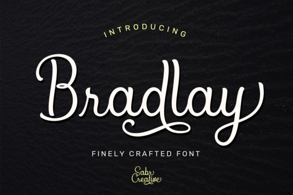 Bradlay Font - Featured Image