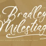 Bradley Milestiago Font - Featured Image