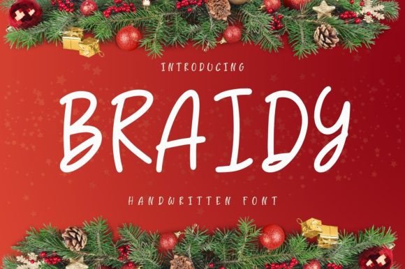 Braidy Font - Featured Image