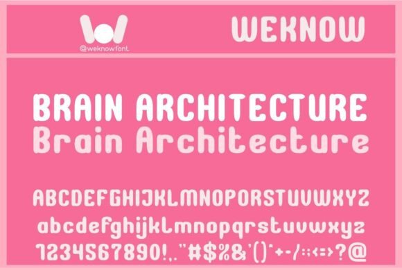 Brain Architecture Font - Featured Image