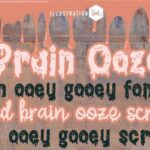 Brain Ooze Duo Font - Featured Image