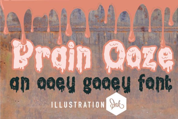 Brain Ooze Font - Featured Image