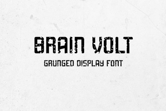 Brain Volt Font - Featured Image
