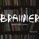 Brainier Font - Featured Image