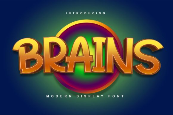 Brains Font - Featured Image