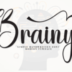 Brainy Font - Featured Image