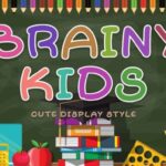 Brainy Kids Font - Featured Image