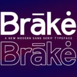 Brākė Font - Featured Image