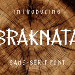 Braknata Font - Featured Image