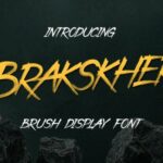Brakskher Font - Featured Image