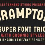Brampton Trio Font - Featured Image