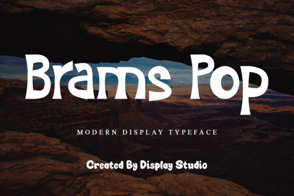 Brams Pop Font - Featured Image
