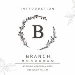 Branch Monogram Font - Featured Image