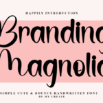 Branding Magnolia Font - Featured Image