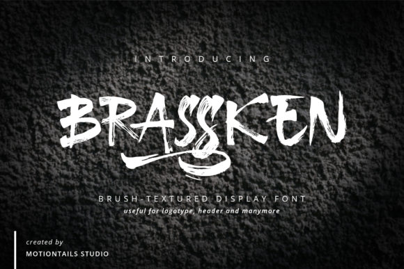 Brassken Font - Featured Image