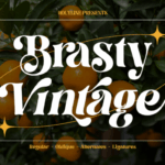 Brasty Vintage Font - Featured Image
