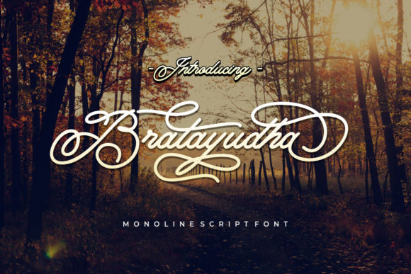 Bratayudha Font - Featured Image