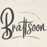 Brattsoon Font - Featured Image
