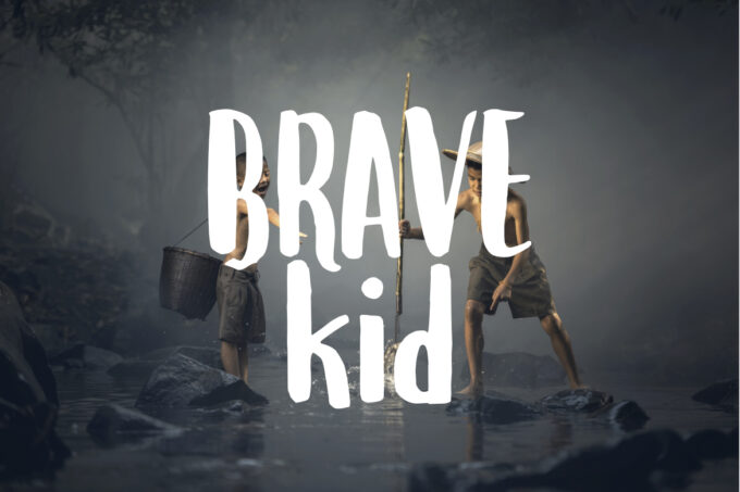 Brave Kid Font - Featured Image