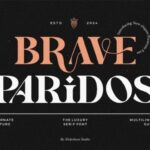 Brave Paridos Font - Featured Image