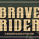 Brave Rider Font - Featured Image