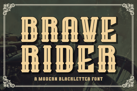 Brave Rider Font - Featured Image