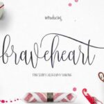Braveheart Font - Featured Image