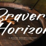 Bravery Horizon Font - Featured Image