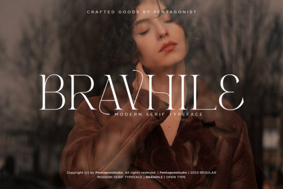 Bravhile Font - Featured Image