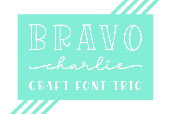 Bravo Charlie Font - Featured Image