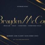 Brayden Mccoy Font - Featured Image