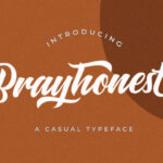 Brayhonest Font - Featured Image
