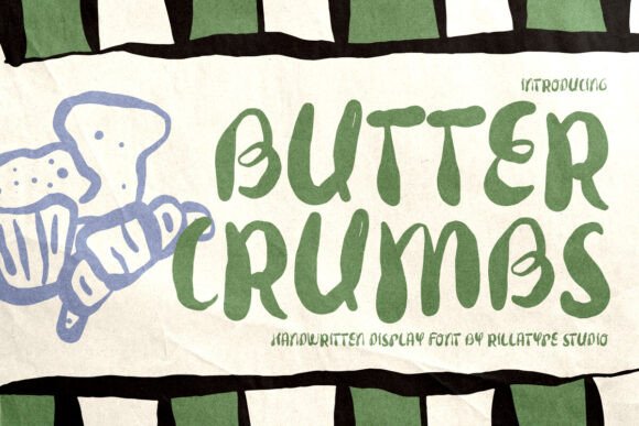 Bread Crumbs Font - Featured Image