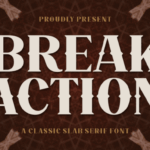 Break Action Font - Featured Image
