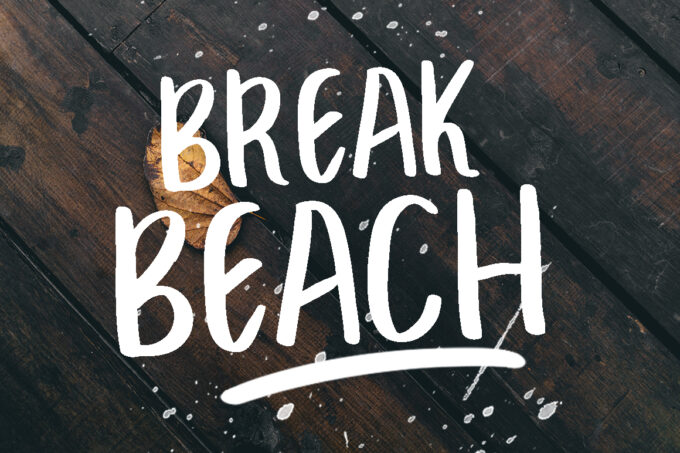 Break Beach Font - Featured Image