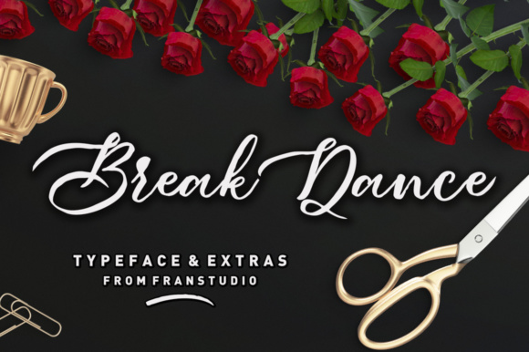 Break Dance Font - Featured Image