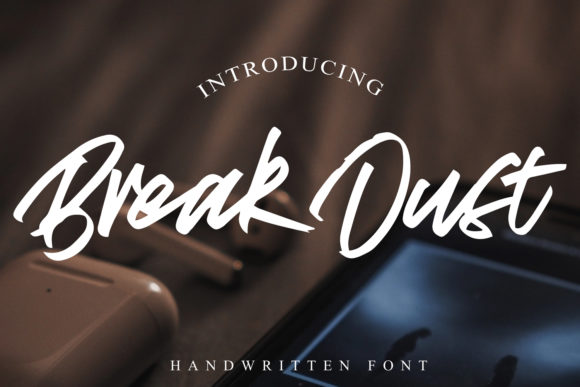 Break Dust Font - Featured Image