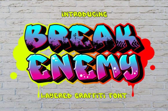 Break Enemy Font - Featured Image
