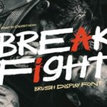 Break Fight Font - Featured Image