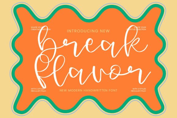 Break Flavor Font - Featured Image