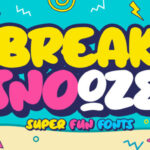 Break Snooze Font - Featured Image
