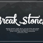 Break Stones Font - Featured Image